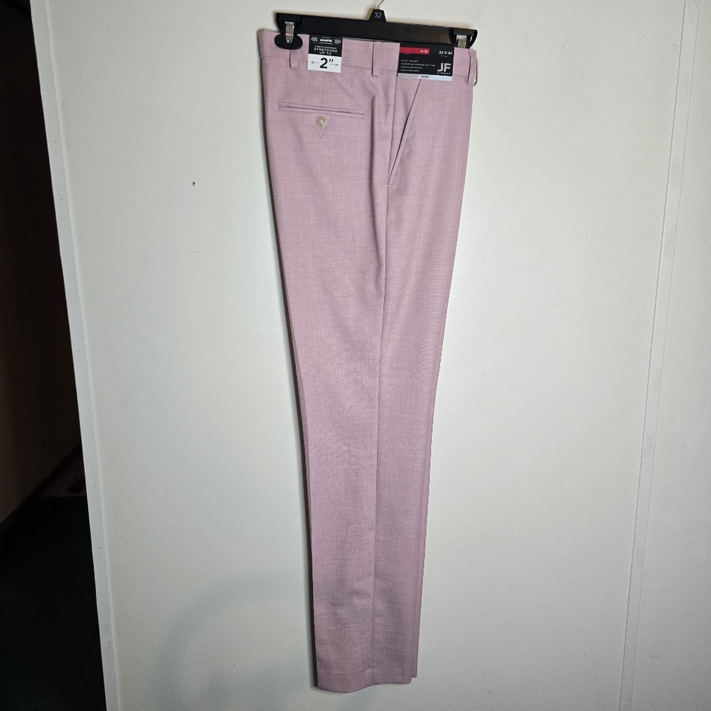 J. Ferrar Ultra Comfort Pink Stretch Slim Fit Suit Pants- Size 32x34